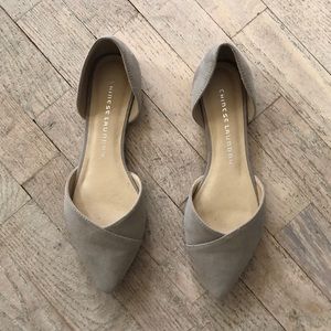 Chinese Laundry taupe flats